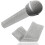 Housse de microphone sans fil glamour ornée de strass 7