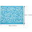 Washable Mesh Screen Stencil with Self-Adhesive Backing for DIY Silk Screen Printing Transfer 2