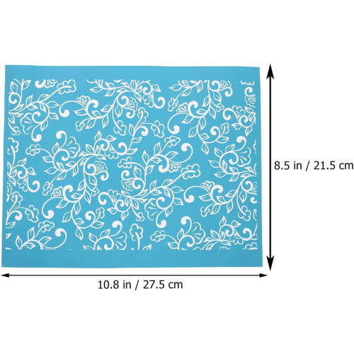 Washable Mesh Screen Stencil with Self-Adhesive Backing for DIY Silk Screen Printing Transfer 1