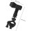 Support de microphone réglable avec pince pour diffusion en direct, conception trépied et pince de microphone extensible 2
