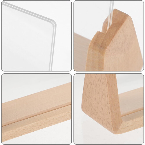 Bilderrahmen aus Holz mit Bodenladefunktion und verbreiterter Basis 2