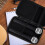 Portable Microphone Storage Case Black Pu Hard Shell with Double Zipper and Padded Internal Partitions 4