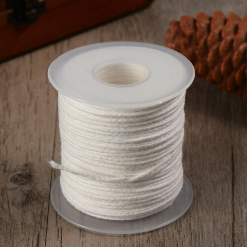 Algodão vela Wicks Smokeless algodão núcleo vela Wick bobina DIY adequado 1