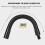 Tige d'extension pour support de microphone en alliage noir 4