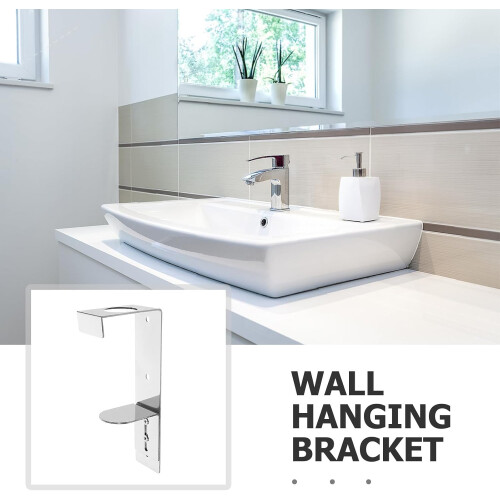 Holder til dusjsåpe og håndsåpe i rustfritt stål med elegant, moderne design 2