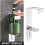 Holder til dusjsåpe og håndsåpe i rustfritt stål med elegant, moderne design 7