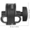 Adaptateur de rallonge pour microphone, adaptateur de bras de microphone, ABS noir, polyvalent et compatible 2