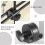Adaptateur de rallonge pour microphone, adaptateur de bras de microphone, ABS noir, polyvalent et compatible 4