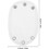 10pcs Triângulo Crotch Extender para Bodysuits Branco Botão Snap Romper Extender 4