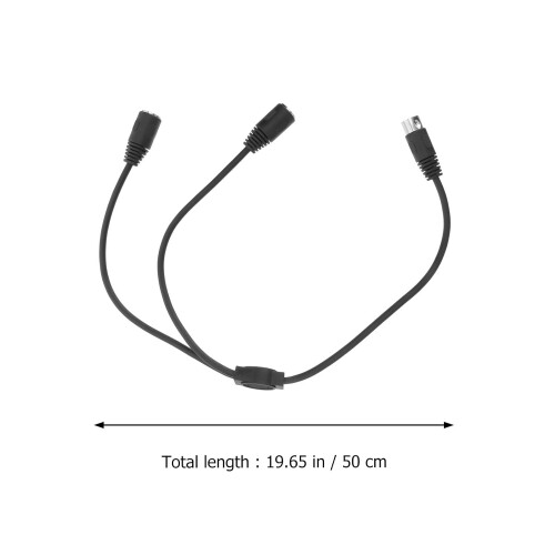 Cable divisor flexible MIDI macho a doble hembra de 5 m para teclado MIDI. 1