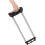 Alloy Telescopic Luggage Handle Replacement for Suitcase Adjustable Retractable Luggage Pull Repair Part 4