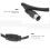 Cable divisor flexible MIDI macho a doble hembra de 5 m para teclado MIDI. 8