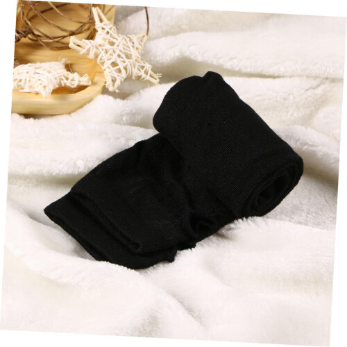 Winterliche fingerlose Strickhandschuhe mit Daumenloch 1