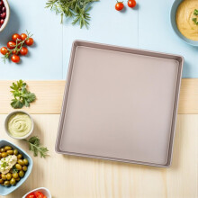 6-inch Square Cake Pan Nonstick Carbon Steel Heat Resistant Metal Baking Mold