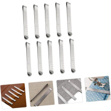 10 PCs Metal Hemming Clips Costura Abrazadeiras de Quilting Medição Regla DIY Ferramentas de costura