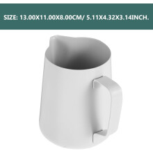 Napěňovač kávy z nerezové oceli o objemu 600 ml s nepřilnavým povrchem a hladkým tekoucím designem
