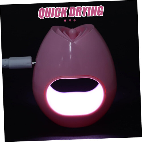 Στεγνωτήρας νυχιών Mini UV Nail Curing Lamp Led Gel Art Driver για γρήγορο μανικιούρ φορητός 2