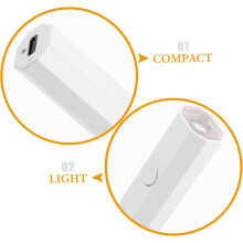 Lampă mini pentru unghii cu gel, portabilă, reîncărcabilă, cu lumină UV portabilă pentru salon acasă