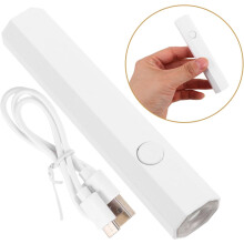 Mini lámpara de uñas para uñas de gel, portátil, recargable, luz UV de mano para el hogar y el salón de belleza.