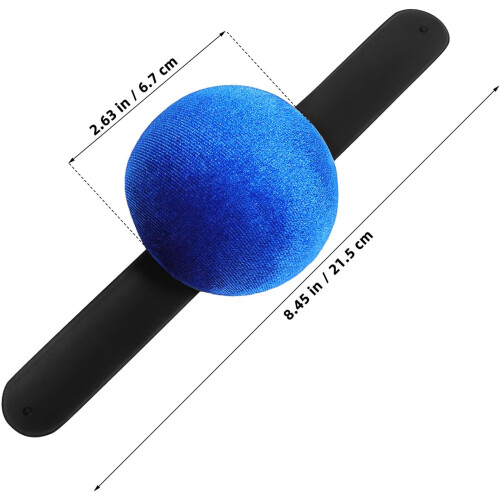 Cuscino da polso per spilli da ricamo, porta spilli in morbido cotone PP, accessorio da cucito blu 1