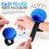 Cuscino da polso per spilli da ricamo, porta spilli in morbido cotone PP, accessorio da cucito blu 3