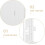 White Abs Access Door Panel for Drywall Bathroom Access Panel Moisture Resistant Versatile Use Sturdy Plastic 3