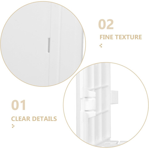 White Abs Access Door Panel for Drywall Bathroom Access Panel Moisture Resistant Versatile Use Sturdy Plastic 2