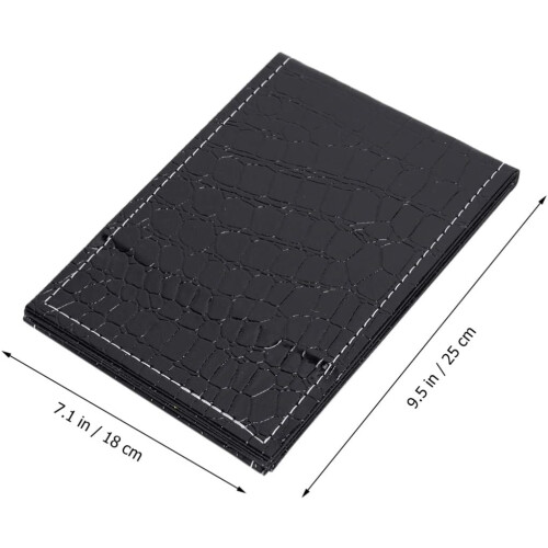 Καθρέφτης μακιγιάζ γραφείου Pu Leather Foldable Design για αξεσουάρ μπάνιου 1