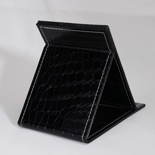 Καθρέφτης μακιγιάζ γραφείου Pu Leather Foldable Design για αξεσουάρ μπάνιου 2