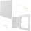 White Abs Access Door Panel for Drywall Bathroom Access Panel Moisture Resistant Versatile Use Sturdy Plastic 7