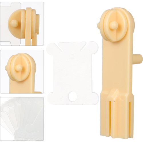 DIY Winding Plate Sewing Thread Winder Plastic Yarn Holder Reusable Thread Organizing Board 2