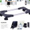 Mobile CPU Stand for Computer Tower Stand Wheels Computer Case Holder for Office Use Rack 6