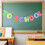 Schulanfangsbanner-Set, bunte Alphabet-Papiergirlande 5