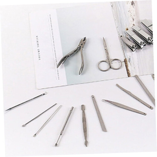 19pcs Multifuncional Unha Clipper Set Unha Grooming Kit para casa e 1