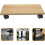 Mobile CPU Stand with Rolling Wheels, Wooden Computer Tower Base in Light Walnut 7
