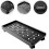 Mobile CPU Stand with Wheels, Computer Case Rack with Casters, Black Desktop Host Rack 4