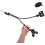 Support de microphone de bureau à double bras flexible 2 en 1 4