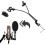 Support de microphone de bureau à double bras flexible 2 en 1 6