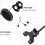 Support de microphone de bureau à double bras flexible 2 en 1 8