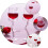 Roséweingläser, Partyweingläser, kreatives dreidimensional 7