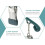 Rust Resistant Prevents Clothes from Blowing Sock Drying Rack with 10 Clips 3