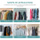 Rust Resistant Prevents Clothes from Blowing Sock Drying Rack with 10 Clips 8