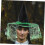 Noidanhattu naisille Kevyt Mesh Huntu Halloween-asuasuste 7