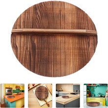 Schutzdeckel aus Holz, Retro-Stil, lebensmittelechtes Holz, spritzfest, dampfdicht