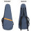 Saco de transporte para Ukulele 26 polegadas com design espessado e esponja leve e material de pano Oxford 8