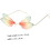 Dragonfly Wing Óculos de sol sem borda Unisex Moda Shade irregular sem quadro 2