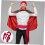 set di accessori per costume da pirata per uomo e donna: sciarpa e fascia traspiranti. 7