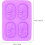 Silicone Soap Mold 20x15x2cm Olive Tree Shape Flexible Handmade Soap Casting Mold 2
