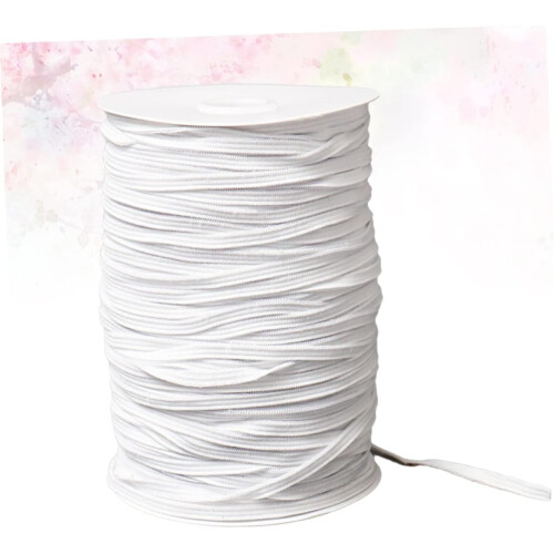 Mask Elastic Band Wide Elastic Rope for DIY Mask Making Replacement Strap Roll 1