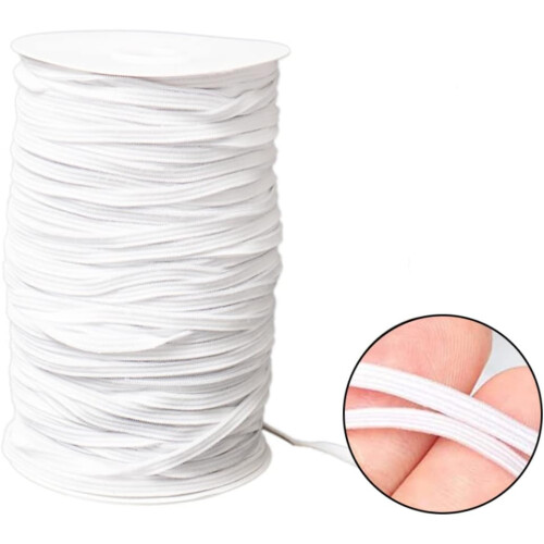 Mask Elastic Band Wide Elastic Rope for DIY Mask Making Replacement Strap Roll 2